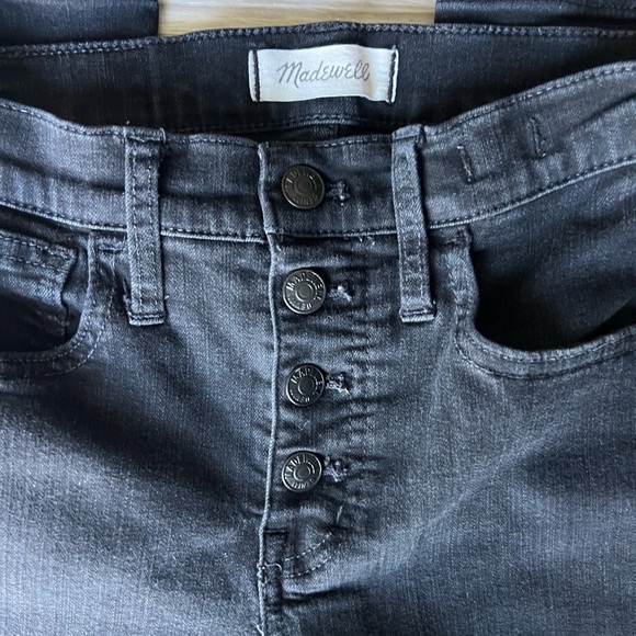 MADEWELL mid-rise skinny button down jeans size 25 - Picture 5 of 12